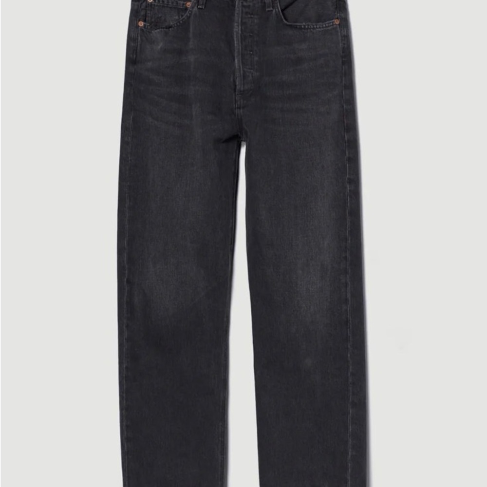 Agolde 90s crop washed black Jeans